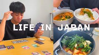 Vlog Daily life in Japan  The day I tried Korean cooking with a new pot