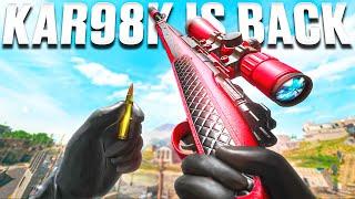 the KAR98K is BACK and BROKEN in WARZONE BEST ONE SHOT SNIPER RIFLE SEASON 4