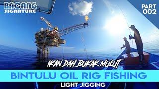 BINTULU OIL RIG FISHING  LIGHT JIGGING  PART 2  #bintulu #fishing #oilrig