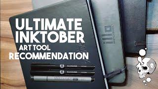 The ULTIMATE INKTOBER art tool recommendations
