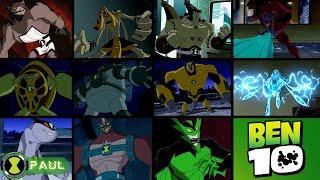 EVERY DNA ALIENS SCAN AND TRANSFORMATIONS  BEN 10