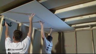 How to Install Plasterboard Part 3 Ceilings and Walls