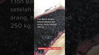 RENUNGAN Arang briket batok kelapa #batokkelapa #ovenarang #briket