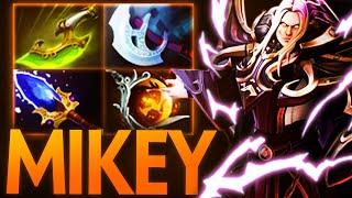 MIKEY INVOKER INSANE GAME 80K DAMAGE DEALT AGAINST QOP MID  Dota 2 Invoker