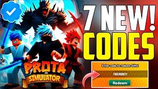 *NEW* WORKING CODES FOR PROTA SIMULATOR CODES IN 2024 - ROBLOX PROTA SIMULATOR CODES