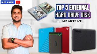 Best 5 Hard Drive For PCLAPTOPBest 5 External HDD 2024Top 5 External Hard Disk 2024