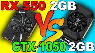 RX 550  vs GTX 1050  Ryzen 5 1400 Comparison