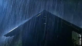 ฝนตกบนหลังคา  นอนหลับอย่างสงบในคืนที่ฝนตกและฟ้าร้อง  ฝนตก 3 ชั่วโมง