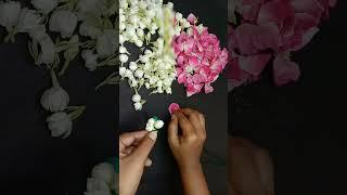 #shorts #Haldimehandi jewellery making using jasmine and rose petals #weddingjewellery #viral