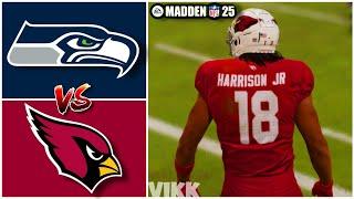 Seahawks vs Cardinals Week 14 Simulation Madden 25 Rosters