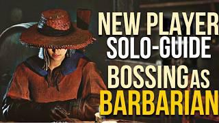 How To Solo Bossing as Barbarian  New Player Guide  Dark and Darker