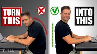 Fix Your Desk Posture PERMANENTLY Tech Neck Pain Exercises