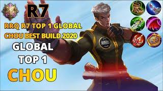 CHOU BEST BUILD 2020  RRQ R7 RETURN  Global TOP 1 CHOU BY R7  MOBILE LEGENDS BANG BANG