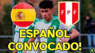 ESPAÑOL formado en ATLÉTICO de MADRID CONVOCADO a la SUB20 PERUANA