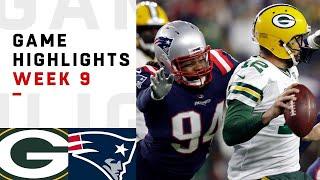 Packers vs. Patriots Week 9 Highlights  NFL 2018