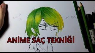 Anime Çizim Teknikleri - Anime Saç Nasıl Boyanır?