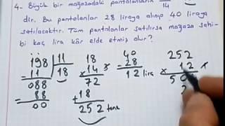 5.sınıf matematik Kesir Problemleri @Bulbulogretmen #matematik #kesirler #5sınıf #keşfet