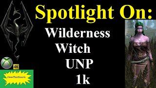 Skyrim SE mods - Spotlight On Wilderness Witch UNP 1k