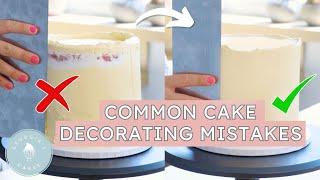 The WRONG Way to Decorate a Cake Common Mistakes When Cake Decorating  Georgias Cakes