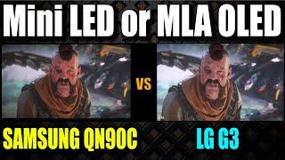 Samsung QN90C vs LG G3  Samsung QLED QN90C  LG OLED TV 2023 Models  LG G3 Picture Quality