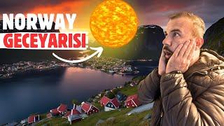 Norveç’te Geceyi Aydınlatan Mucize Geceyarısı Güneşi#norveç #gece #güneş #mucize