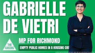 Gabrielle de Vietri MP Empty public housing in Richmond