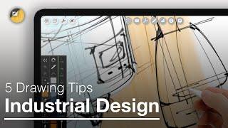 How to Draw 5 iPad Drawing Tips for Industrial Design that will Change Your Life