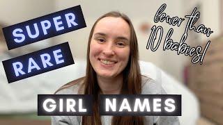 SUPER RARE Baby GIRL Names  BABY NAME HELP