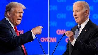 Four takeaways Biden Trump exchange lie barbs in halting debate