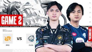 RRQ HOSHI vs EVOS GLORY  Regular Season Week 1 Day 2  Game 2  #MPLIDS14