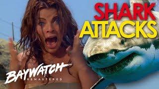 5 SHARK ATTACKS On Baywatch Baywatch Remastered