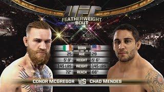 Conor McGregor vs Chad Mendes - Full Fight - EA Sports UFC