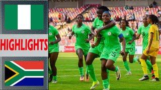 South Africa vs Nigeria Highlights  Olympic Womens Football Qualifiers  4.9.2024