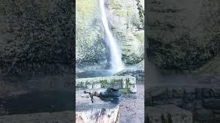 Wellness wandering The shoe and the Oregon waterfall #youtubeshorts #happynewyear #mentalhealth