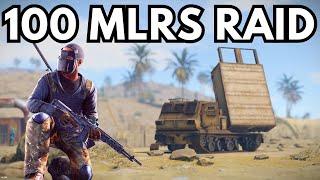 100 MLRS ROCKET RAID