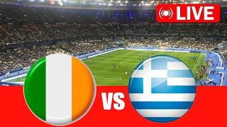 Ireland vs Greece  Ιρλανδία - Ελλάδα LIVE  UEFA Nations League 2024