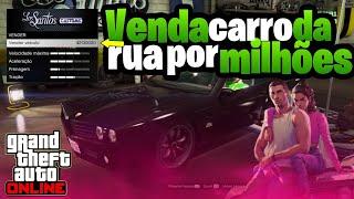 SAIUU COMO VENDER QUALQUER CARRO de RUA por MILHÕES em Glitch de dinheiro Solo no gta 5 online