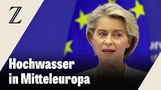 Ursula von der Leyen kündigt Milliardenhilfe für Flutgebiete an