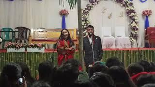 Esuaneing & Miheu Zeme live performance at wedding place