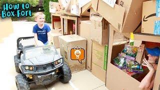 How-To Build a Drive-Thru BOX FORT A HobbyFamily Tutorial for Parents and Kids
