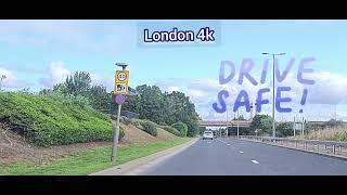 London    Smooth Drive  Docklands to M11 motorway via A406 #drivelondon #kbjojo