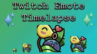 【Speedpaint】Twitch Emote Timelapse Photoshop