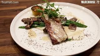 Warehouse72 in Houston. - See how they make their delicious seared salmon seafood dish