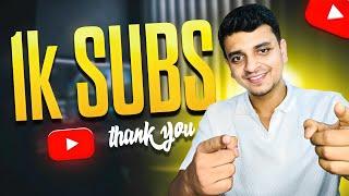 We completed 1000 subscribers in just a Month   Thank you each and everyone  Prateek Tiwari