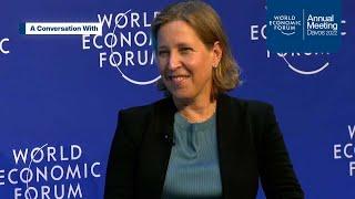 A Conversation with Susan Wojcicki CEO of YouTube  Davos  #WEF22