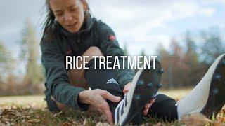 Using the RICE Method for Injuries - Rest Ice Compress Elevate