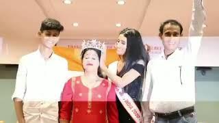 Miss india with her parents