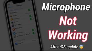 Iphone Microphone Is Not Working After iOS Update Iphone Microphone Low Sound