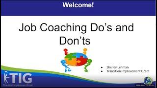 Job Coaching Dos and Donts