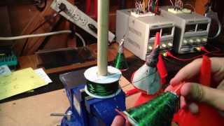 How to make and wind a conical  vortex coil